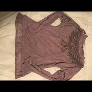 Cut out shoulders sweater